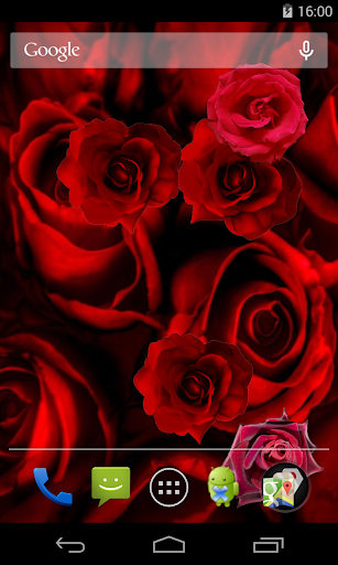 Roses Live Wallpaper Screen 3