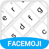 Simple White Emoji Keyboard Theme for iPhone icon