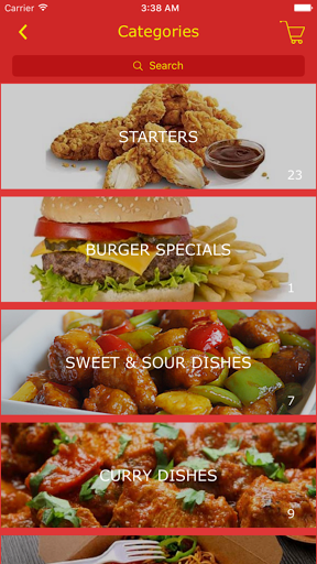 Android application Kwik Bite screenshort