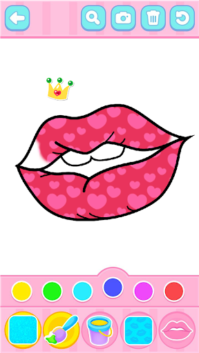 Glitter Lips coloring Screenshot 3 - AppWisp.com