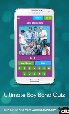 Ultimate Boy Band Quiz - Screenshot 1