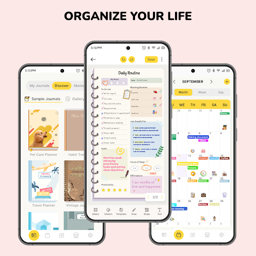 Screenshot of Journal: Notes, Planner, PDFs