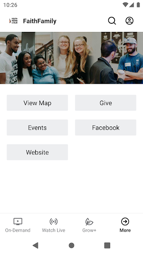 Screenshot of Faith Family