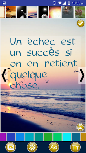 Pensées Positives & Citations Screen 3