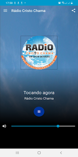 Android application Rádio Cristo Chama screenshort