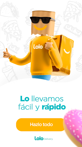 Android application Lolo Delivery screenshort