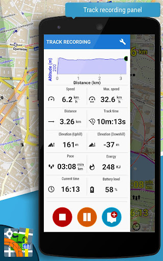 Navegación Locus Map Pro