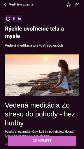 MEDOK - meditácie a sebarozvoj Screen 2
