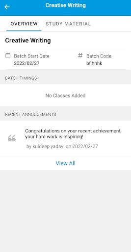 Android application GEOGRAPHY CLASSES JAIPUR screenshort