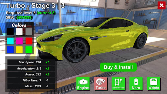 Street Drag Racing 3D screenshots apk mod 4