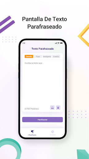 Parafrasear Textos Screen 2