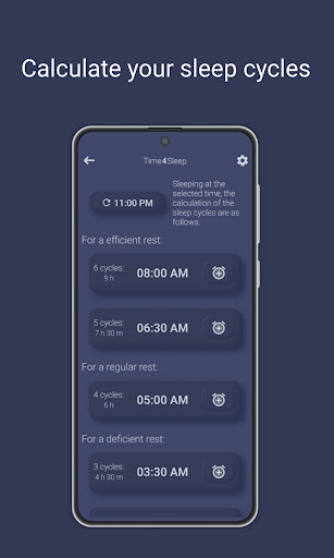 Time4Sleep: Sleep Cycles Screen 2