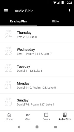 Metro Harvest Church App Screen 3