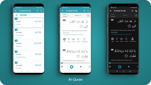Al-Quran, Al-Hadith, Salah Tim Screen 3