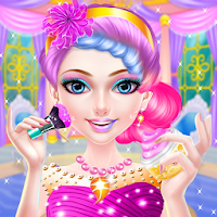 Розовая принцесса - макияж игры