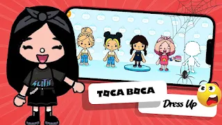 Tocaboca Wednesday Dress Up - Screenshot 1