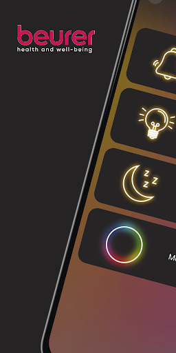 Android application beurer LightUp screenshort
