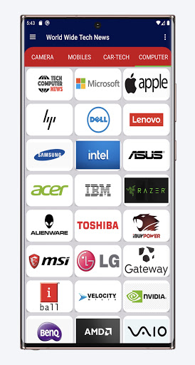 World Wide Tech News Screen 3