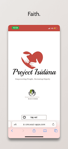 Android application Project Isidima screenshort