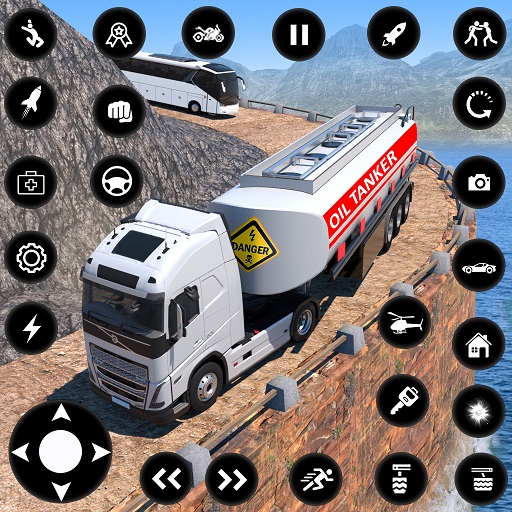 Oil Tanker Driver Truck Games logo