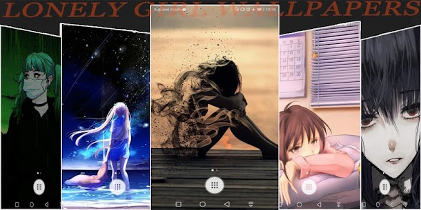 Free Lonely Girl wallpapers  sad,alone,unhappy Premium Full Apk 4