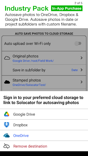 Screenshot of Solocator - GPS Field Camera