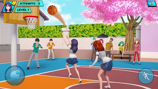 Pretty Girl Yandere Life Mod Apk : High School Anime Games 3