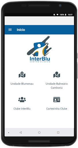 Android application Clube InterBlu screenshort