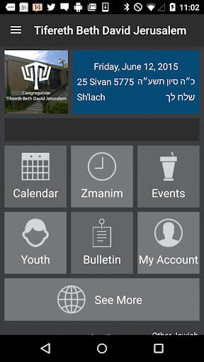 Android application Congregation TBDJ screenshort