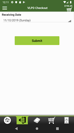 Vine Line Produce Distribution Screen 2