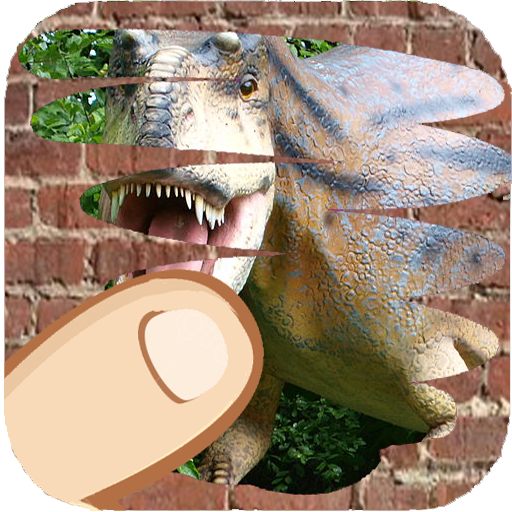 Dinosaur, one is hiding logo