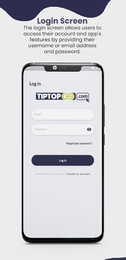 Tiptopgo Screen 2