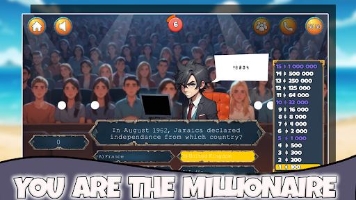 Android application Millionaire screenshort