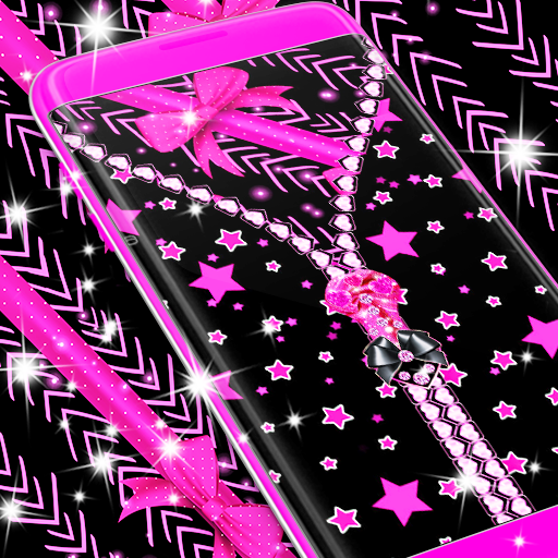Locker black and pink logo
