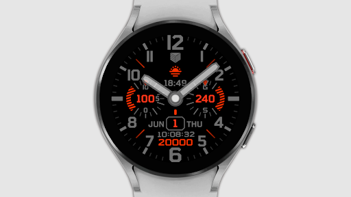 IWF Modern Master watch face Screen 3