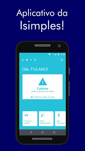 Android application Isimples screenshort