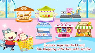 Game screenshot Wolfoo Supermarket, Shopping mod apk