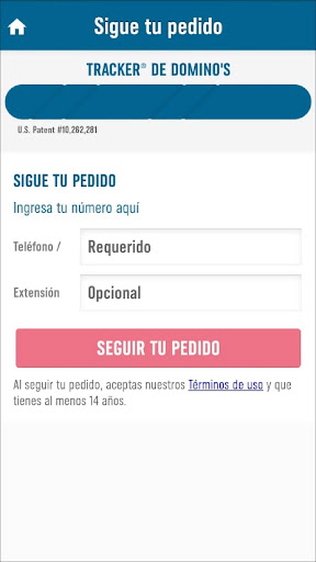 Android application Domino's Pizza CO screenshort