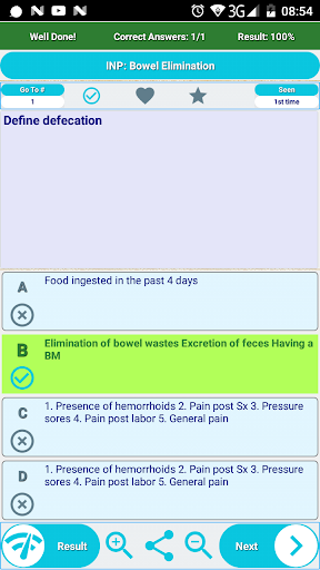INP Nursing Exam Preparation Screen 2