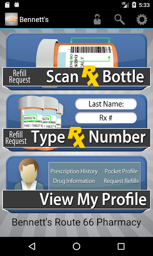 Android application Bennett's Route 66 Pharmacy screenshort