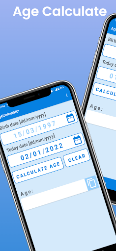 Android application Age Calculator easy screenshort