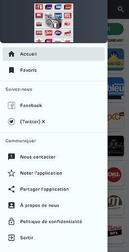 Radios en ligne Screen 3