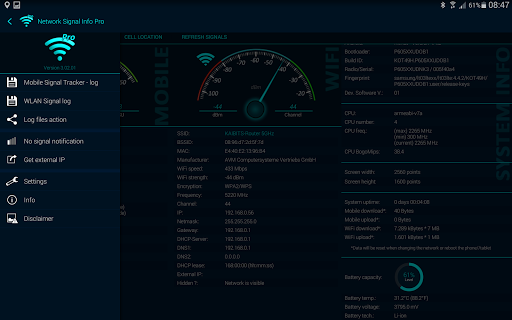 Network Signal Info Pro - Tools - apps