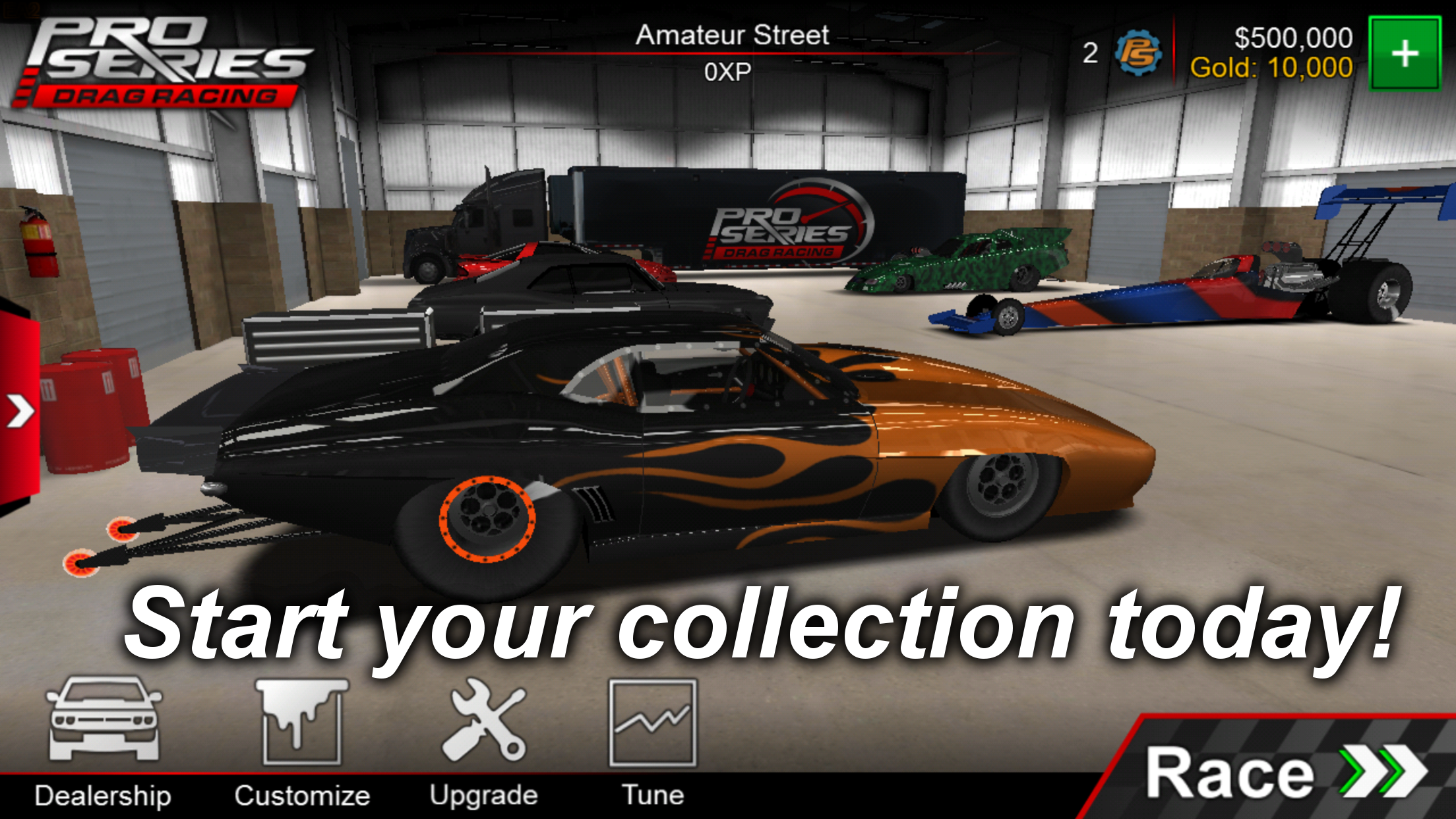 download game pro series drag racing mod apk
