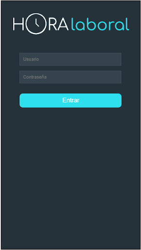 Android application Hora Laboral screenshort