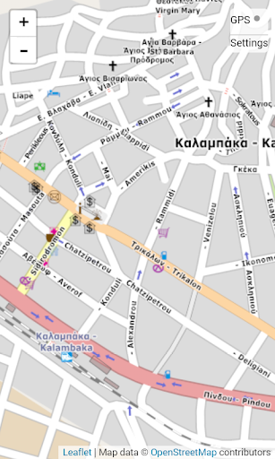 Map of Meteora Screen 2