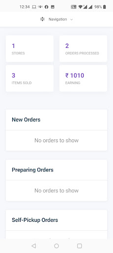 DeliveryBabu Partner Screen 2