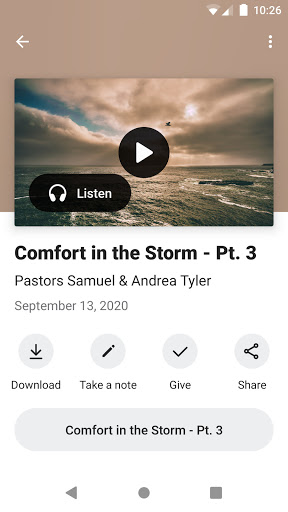 Vanguard Community Church Screen 3