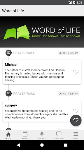 Word of Life QC Screen 2