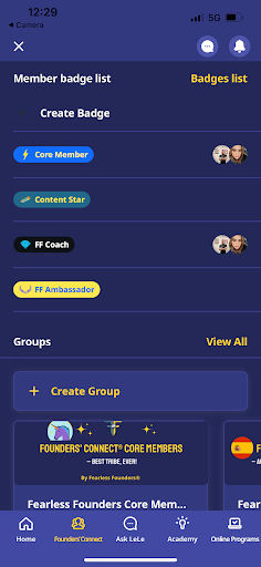 Fearless Founders Screen 2